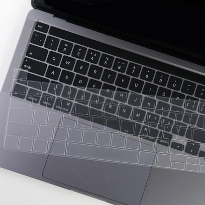 Clear Ultra Thin TPU Keyboard Cover for Macbook Air 13.6 Inch M5 M4 M3 M2 M1 Chip and Pro 14 13 15 16 Inch EU & US Layout
