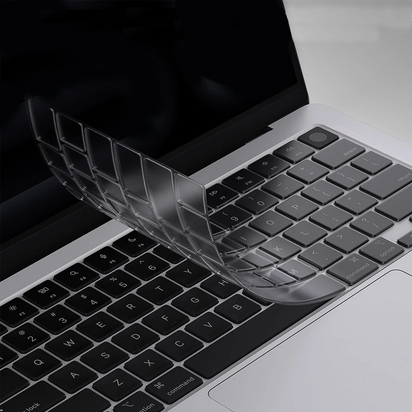 Clear Ultra Thin TPU Keyboard Cover for Macbook Air 13.6 Inch M5 M4 M3 M2 M1 Chip and Pro 14 13 15 16 Inch EU & US Layout