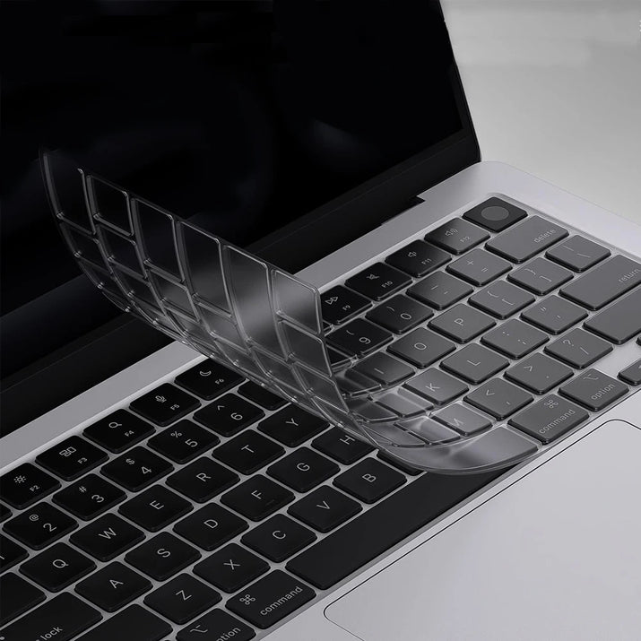 Clear Ultra Thin TPU Keyboard Cover for Macbook Air 13.6 Inch M5 M4 M3 M2 M1 Chip and Pro 14 13 15 16 Inch EU & US Layout