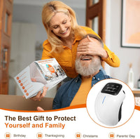 Cordless Knee Massager with LED Screen, Infrared Heat and Vibration Knee Pain Relief for Swelling Stiff Joints, Stretched Ligament and Muscles Injuries, Portable Knee Massage for Family and Friends