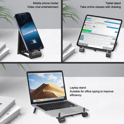 Foldable Laptop Riser Stand for Desk Notebook Support Mini Laptops Keyboard Stands Holder for Tablet Phone Accessories
