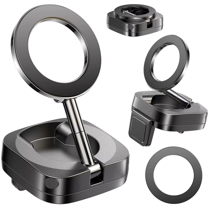 for Magsafe Car Mount Airplane Phone Holder Flexible 360° Rotatable Dashboard Cell Phone Holder for Iphone 15 14 13 12Mini